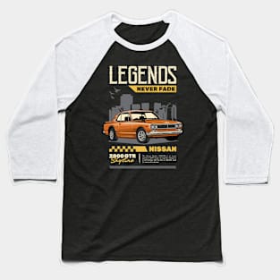 Skyline 2000 GTR Car Baseball T-Shirt